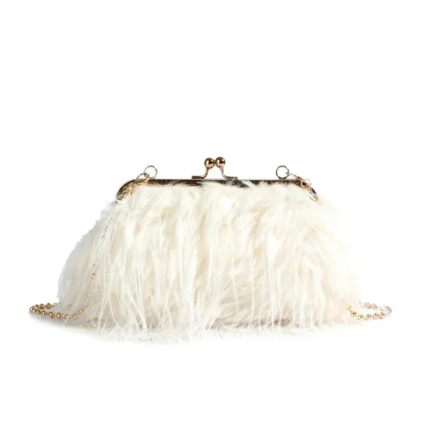 Petit sac à main élégant blanc