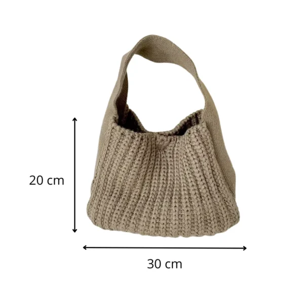Petit sac à main en crochet dimension
