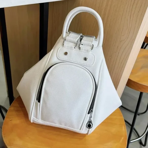 Sac à dos à main en cuir réglable – Image 5