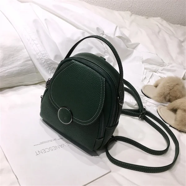 Sac à dos à main petit format vert description