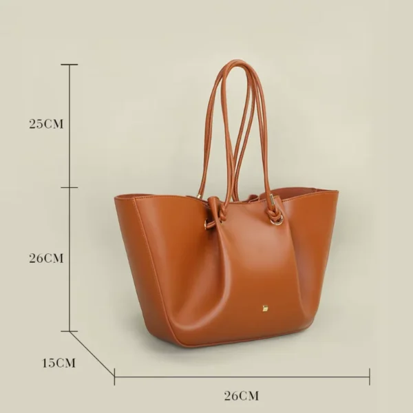 Sac à main chic grand format épuré dimensions
