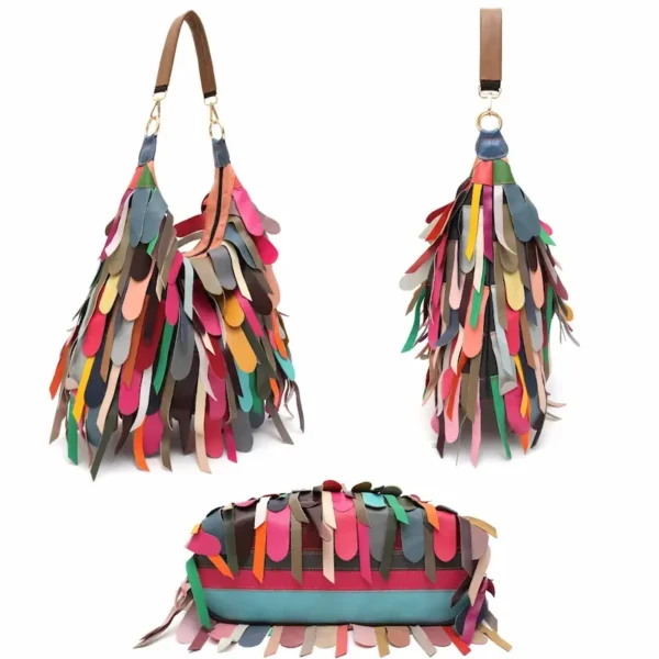 Sac à main femme coloré description