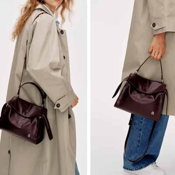 Sac à main femme en cuir souple details
