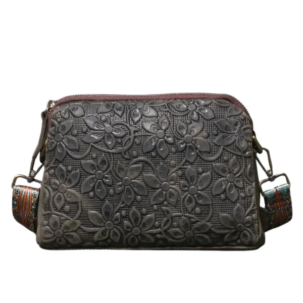 Sac à main femme original en bandoulière gris