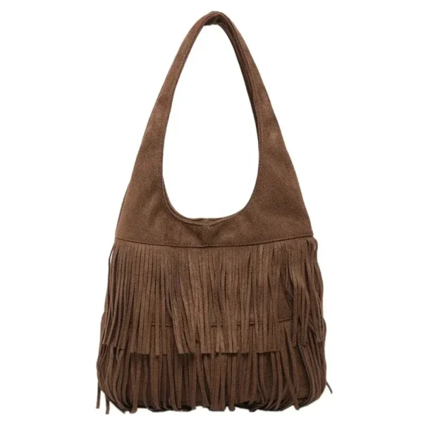 Sac à main femme style country marron
