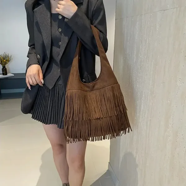 Sac à main femme style country marron tendance