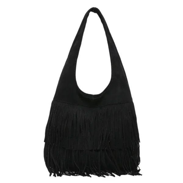 Sac à main femme style country noir