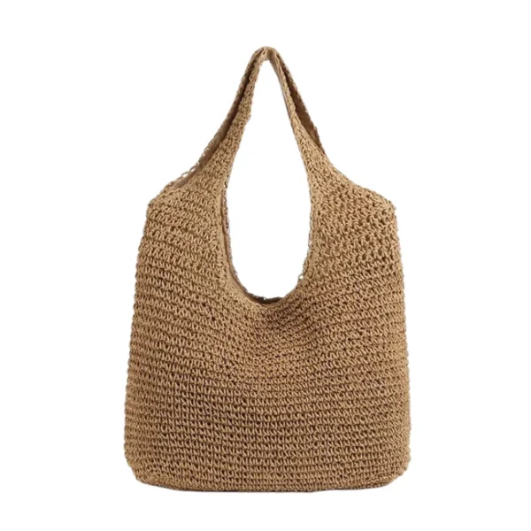 Sac à main femme tissé camel