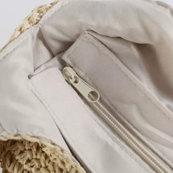 Sac à main femme tissé fermeture