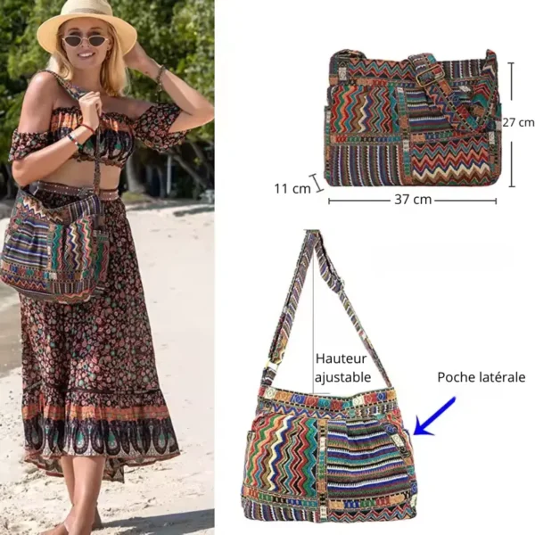 Sac à main vintage en bandoulière – Image 6